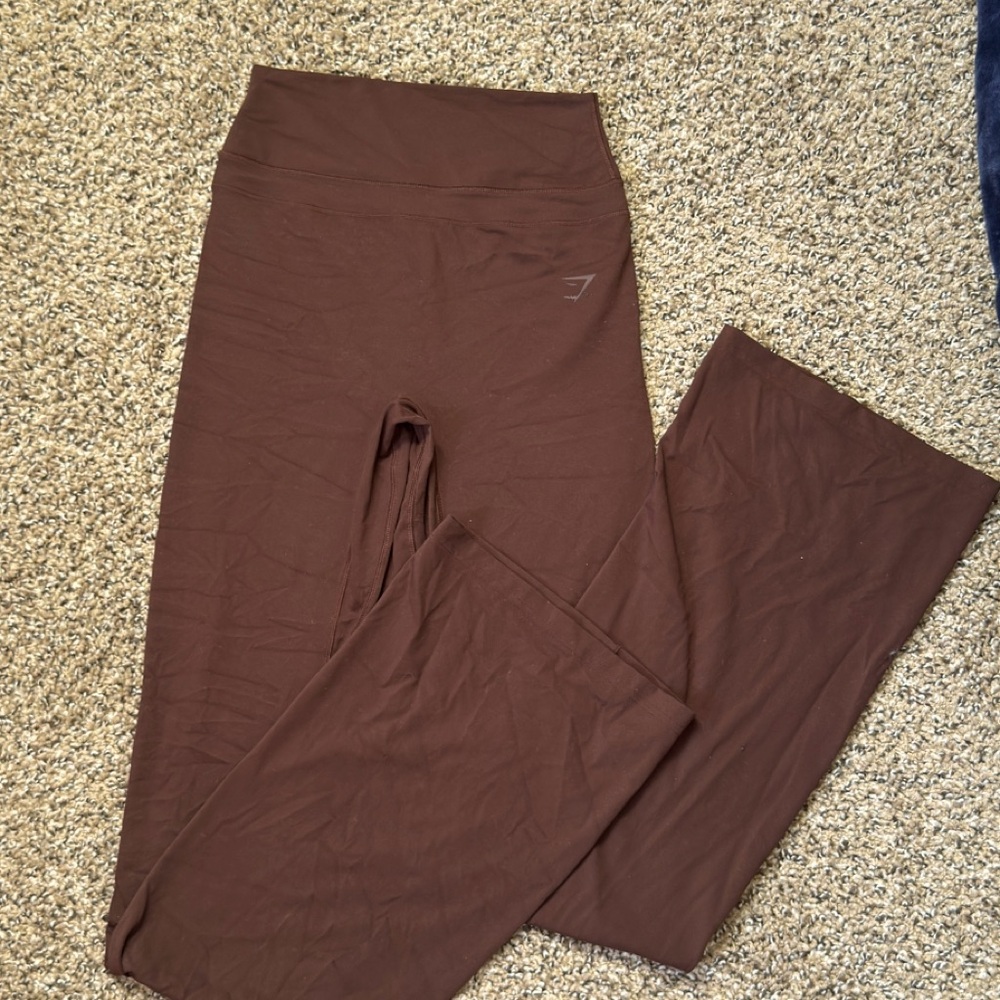 Gymshark Whitney Flare Brown Leggings